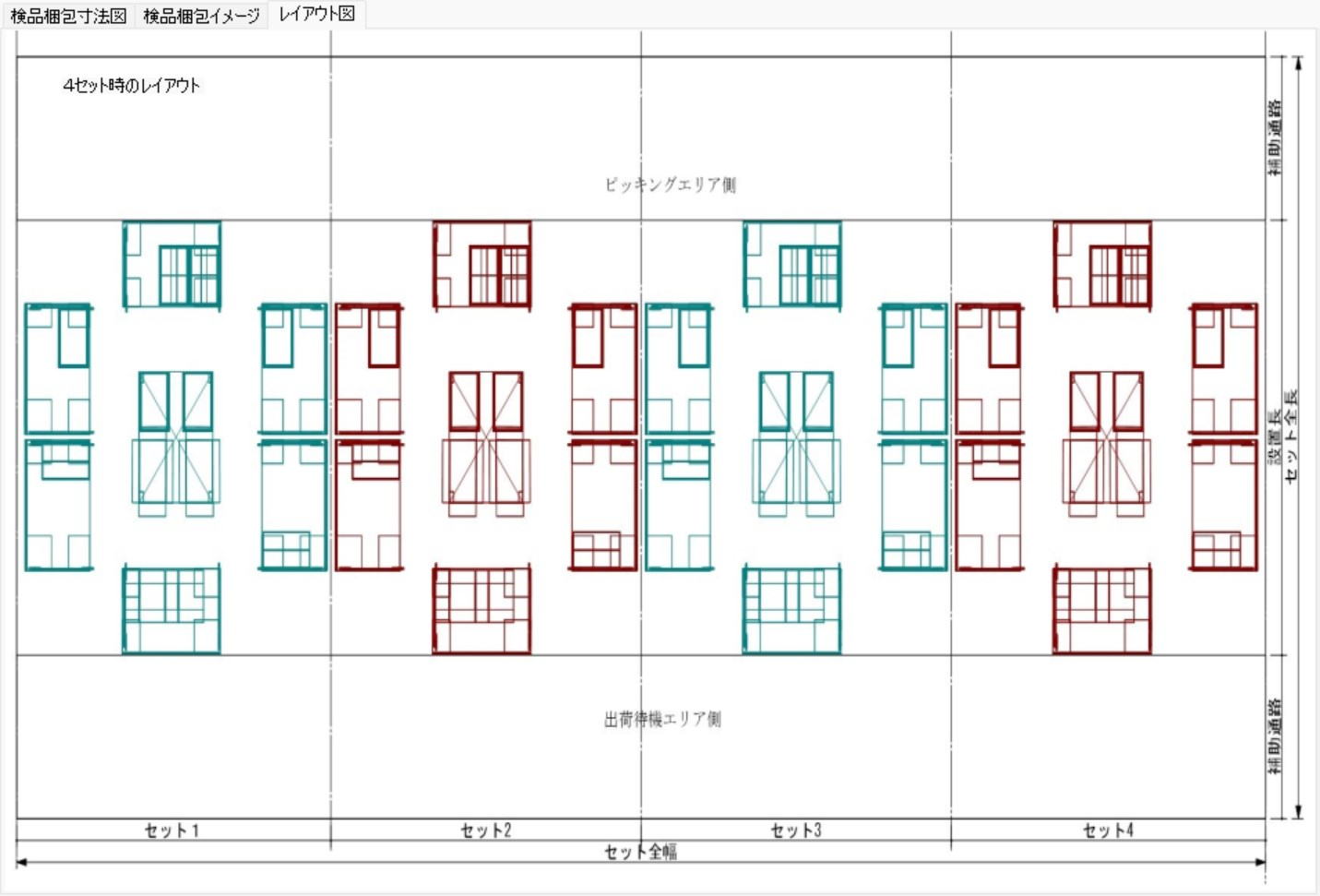 Area of Multiple Set Placement